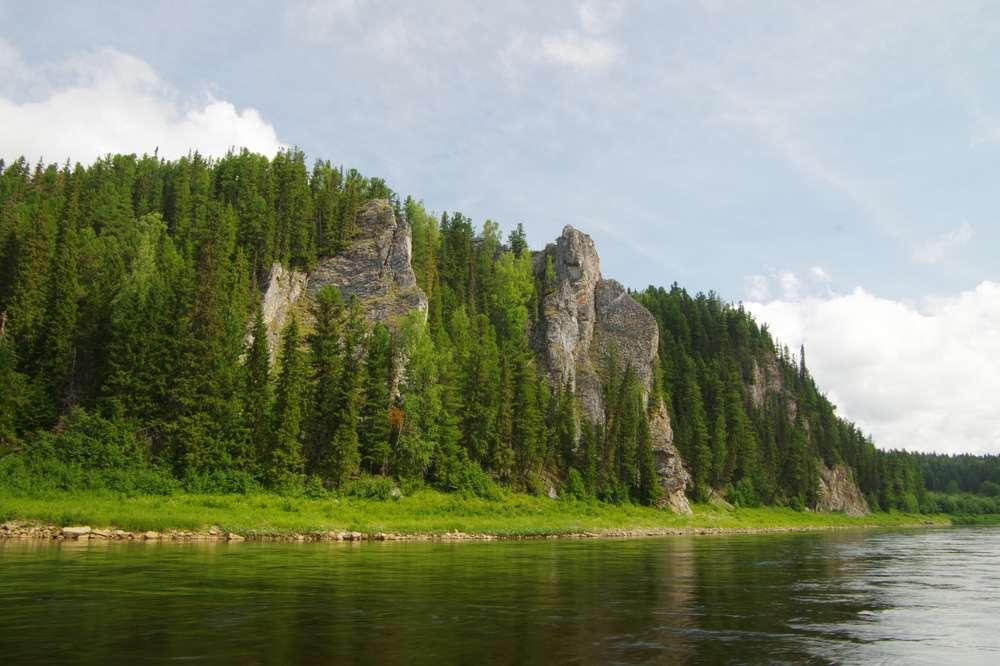 Река Печора и Уральские горы