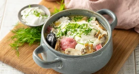 Пельмени в горшочках в духовке