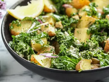 Картофельный салат с кейлом