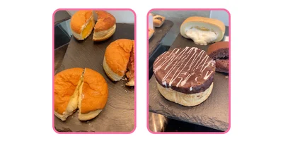 В булочках принято прятать огромное количество крема или бобовой пасты