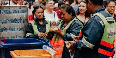 На праздновании китайского нового года в Чайна-тауне