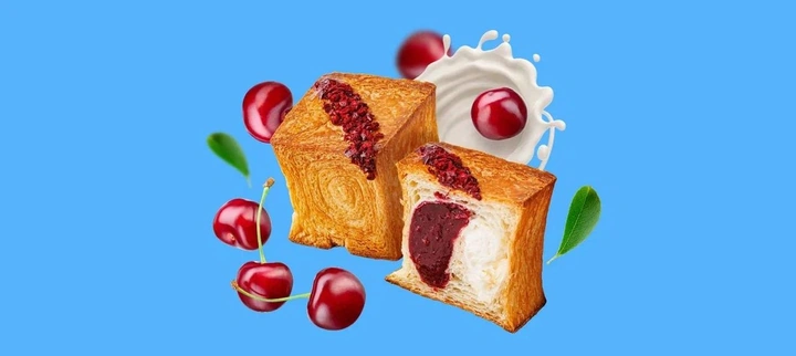 Круассан-куб «Вишня и&nbsp;заварной крем» и&nbsp;лимонад «Роза»: новинки недели