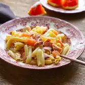 Паста с&nbsp;горбушей горячего копчения и&nbsp;апельсином