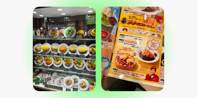 Примеры еды из&nbsp;пластика и&nbsp;японское меню