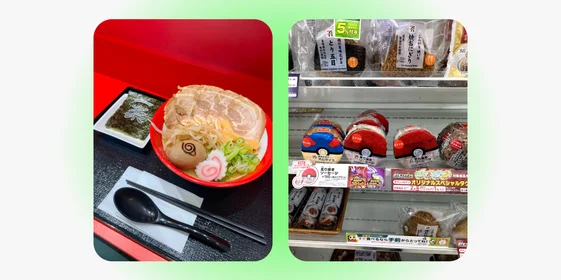 Рамен из «Наруто» и сладости из «Покемонов»