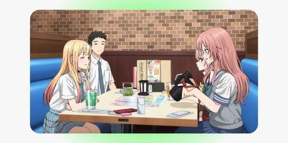 CloverWorks Studio, «Эта фарфоровая кукла влюбилась». Кадр использован в&nbsp;иллюстративных целях