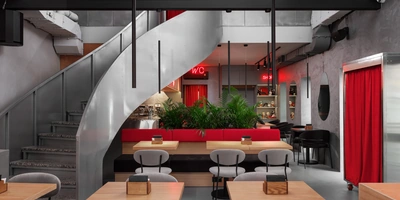 Интерьеры рамен-бара RA’MEN 