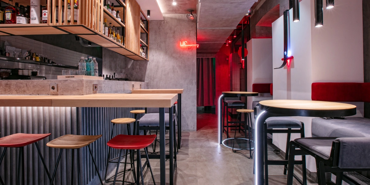 Интерьеры рамен-бара RA’MEN 