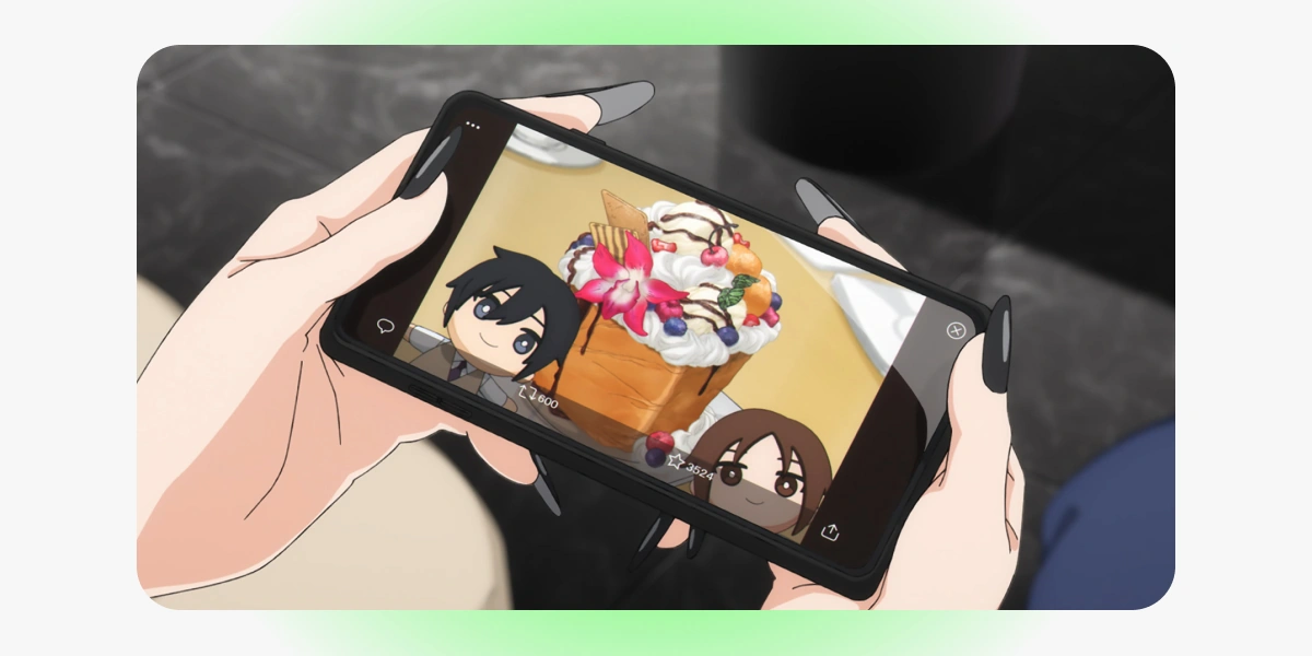 CloverWorks Studio, «Эта фарфоровая кукла влюбилась». Кадр использован в&nbsp;иллюстративных целях 