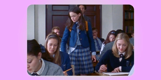 Д. Бэббит, «Девочки Гилмор». Кадр использован в&nbsp;иллюстративных целях