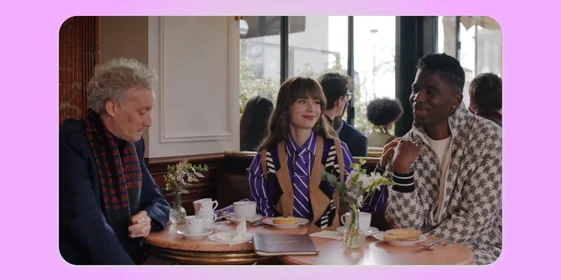 Э. Флеминг, «Эмили в Париже», Netflix. Кадр использован в иллюстративных целях