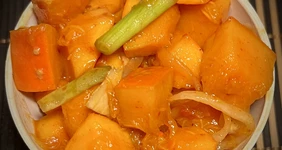 Кимчи из тыквы (호박 김치)