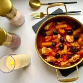 Рагу с&nbsp;тыквой, индейкой и&nbsp;маслинами