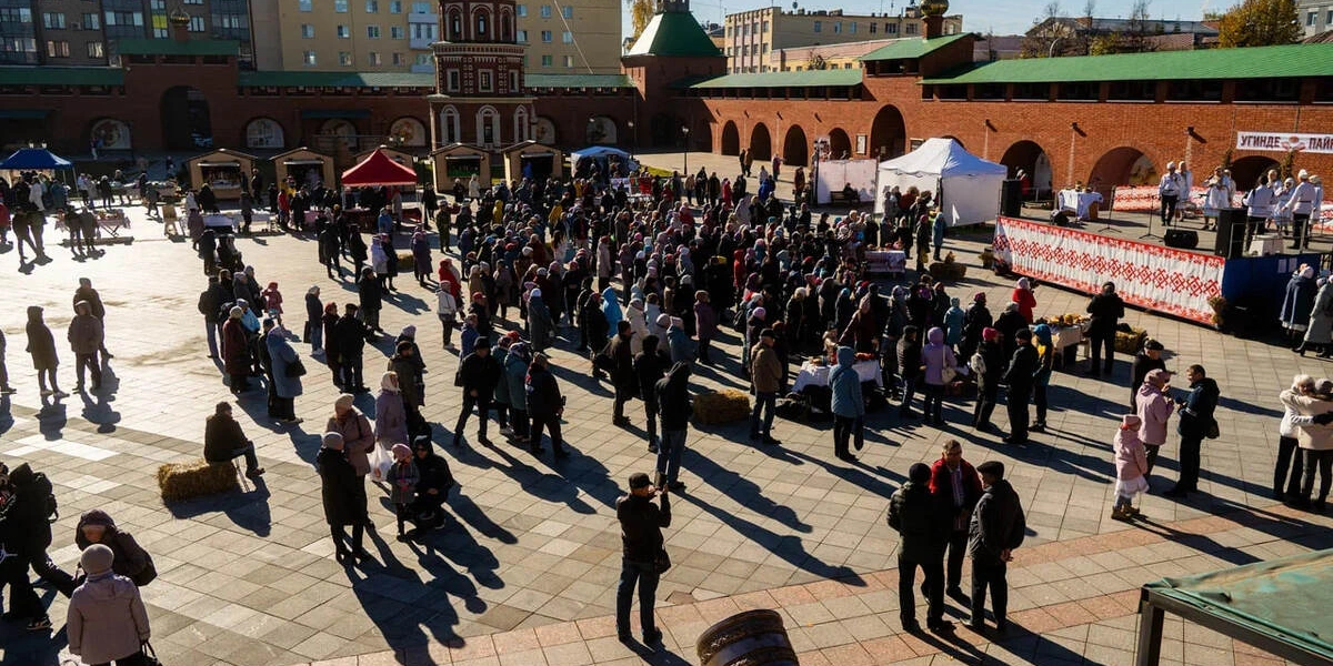 Праздник проходит на&nbsp;территории кремля в&nbsp;центре Йошкар-Олы © Фото Никита Луковников