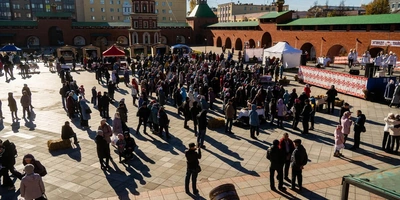 Праздник проходит на&nbsp;территории кремля в&nbsp;центре Йошкар-Олы © Фото Никита Луковников