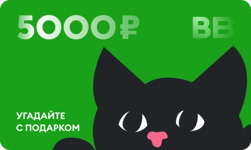 Дизайн карты 5000 - Кот