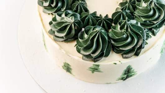 Торт «Зимний лес»