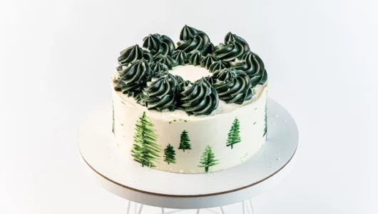Торт «Зимний лес»