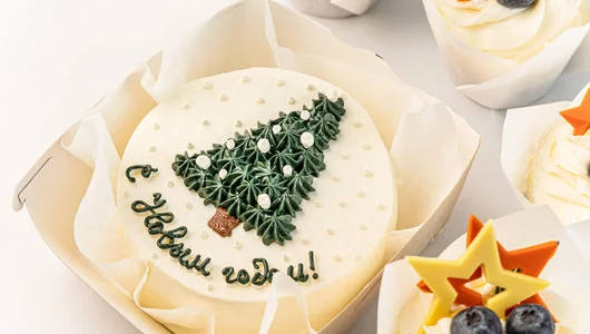 Набор Бенто торт с капкейками «С Новым Годом»