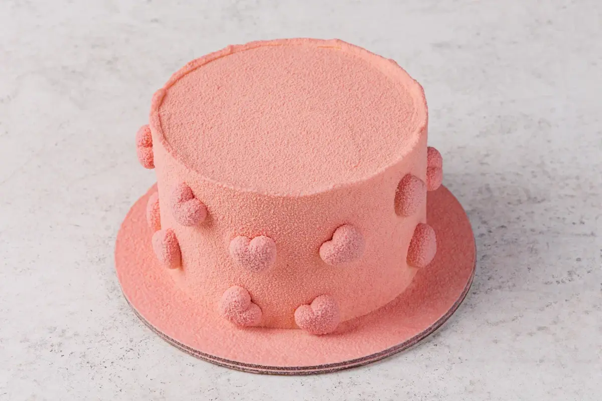 Торт «Розовый велюр»