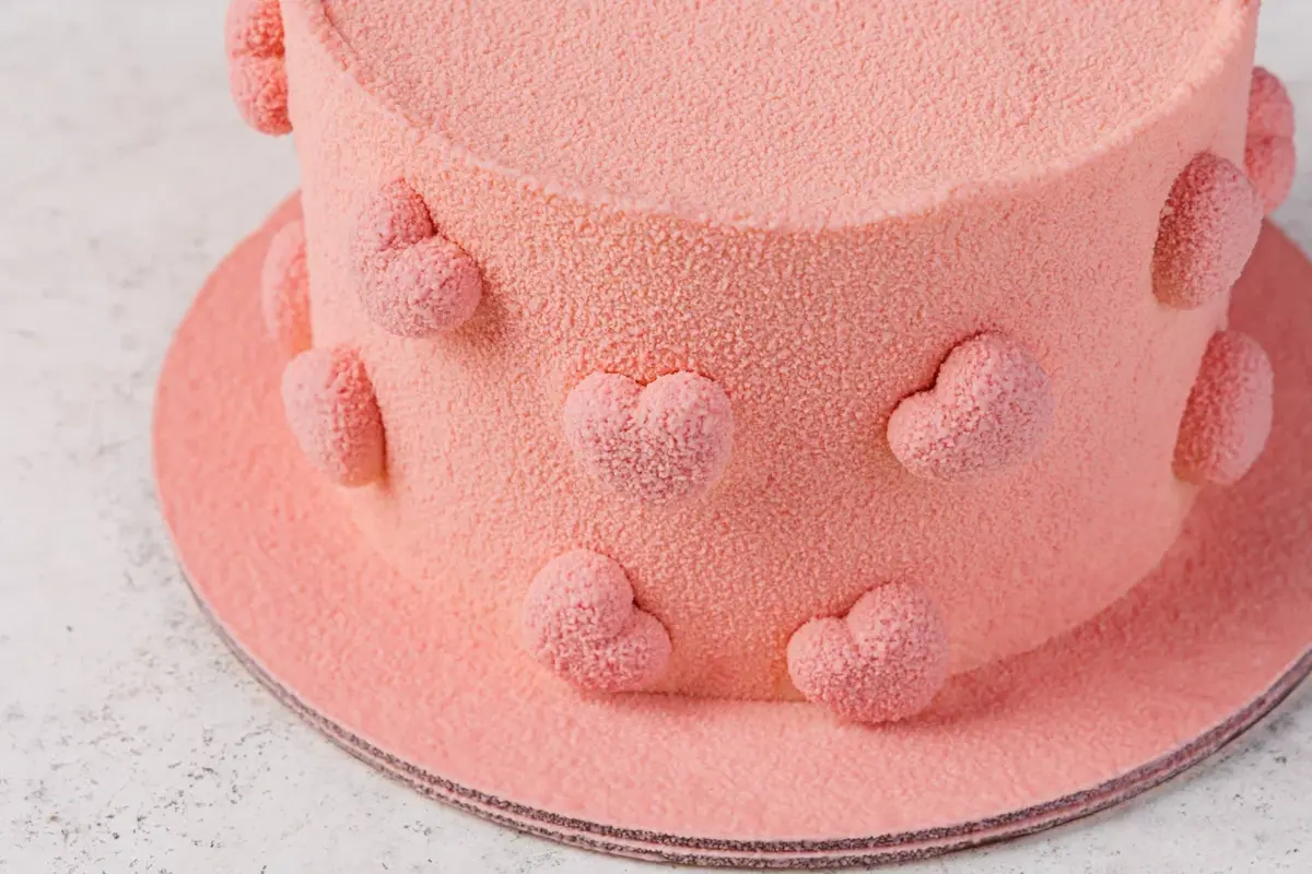 Торт «Розовый велюр»
