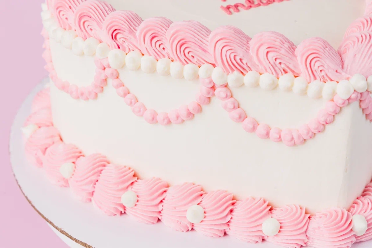 Торт «Розовое кружево»