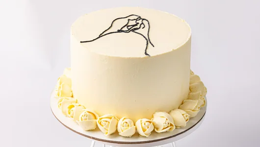 Торт свадебный «Силуэты»