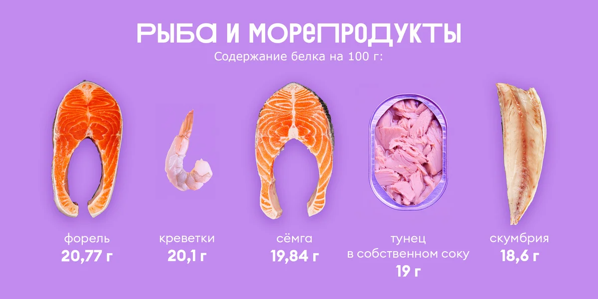 Ищем белок: в каких продуктах больше?
