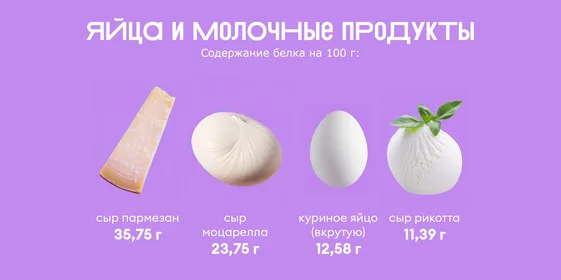 Ищем белок: в каких продуктах больше?