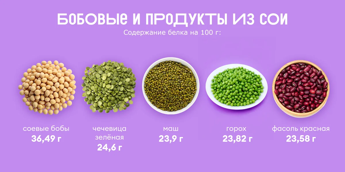 Ищем белок: в каких продуктах больше?