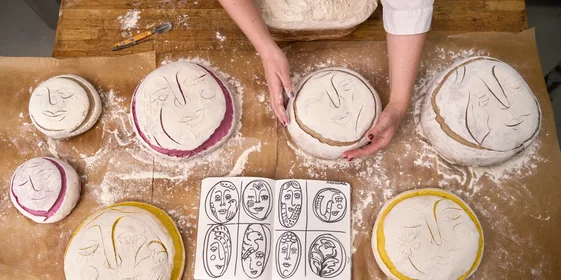 Как актриса превратила хлеб в холсты