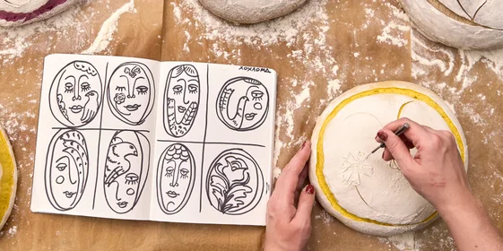 Как актриса превратила хлеб в холсты