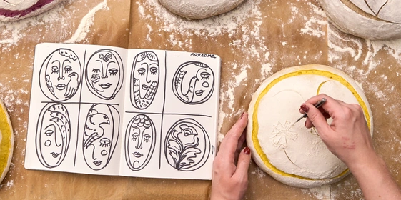 Как актриса превратила хлеб в&nbsp;холсты