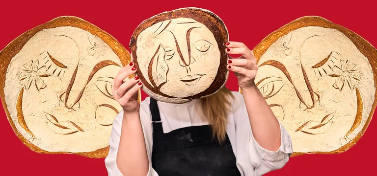 Как актриса превратила хлеб в холсты