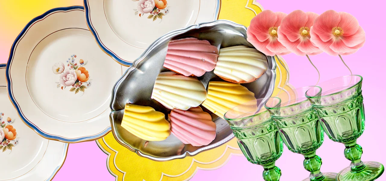 Обзор трендовых сервировок: еда без тарелок, всё одного цвета, винтаж и другие