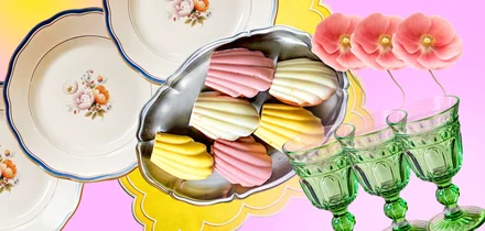 Обзор трендовых сервировок: еда без тарелок, всё одного цвета, винтаж и другие