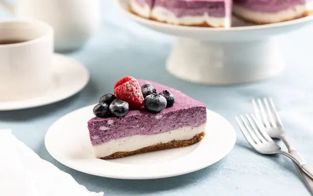 Черничный чизкейк без&nbsp;выпечки