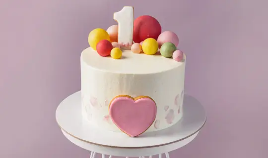 Торт «Сердечко» с цифрой