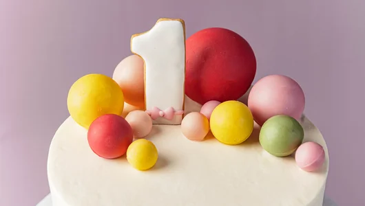 Торт «Сердечко» с цифрой