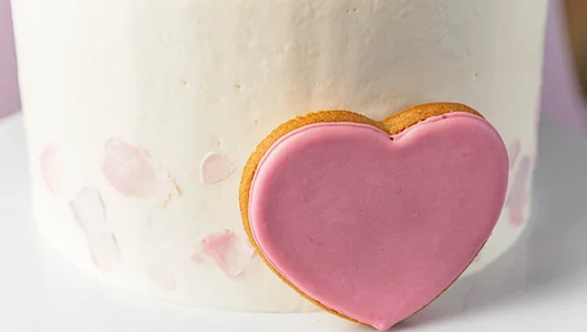 Торт «Сердечко» с цифрой