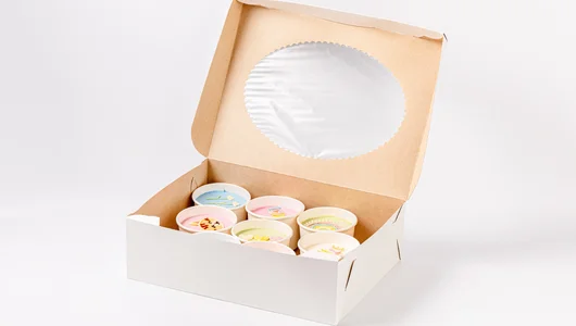 Набор «Весёлые тортики» в стаканчиках, 9 шт