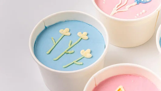 Набор «Весёлые тортики» в стаканчиках, 9 шт