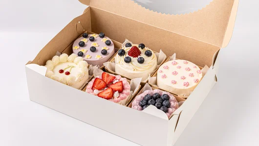 Набор мини тортиков «Ягодки-Цветочки», 6 шт