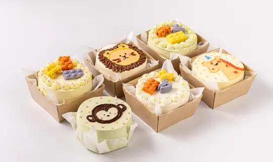 Набор мини тортиков «Игрушки», 6 шт