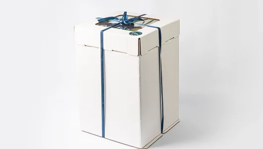 Торт свадебный «Флер» с топпером