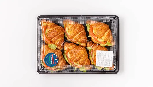 Круассаны с форелью, 6 шт