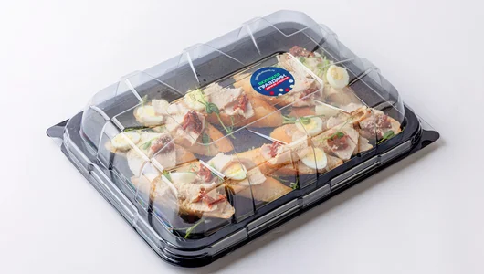 Брускетта цезарь с индейкой, 10 шт