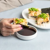 Запечённый суши-торт