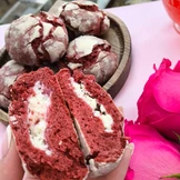 Печенье «Красный бархат с начинкой крем-чиз»