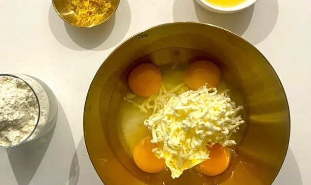 Лимонный пирог с карамелью, шаг 2/8